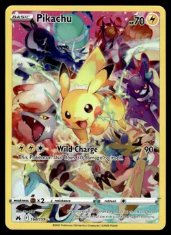 2023 Pokemon Sword & Shield - Crown Zenith Pikachu #160 Near Mint - Image 1