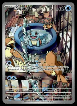2024 Pokemon Scarlet & Violet Series - Stellar Crown Squirtle #148 Near Mint - Image 1