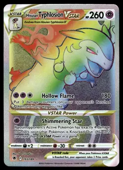 2022 Sword & Shield - Astral Radiance Hisuian Typhlosion VSTAR #193 Near Mint - Image 1