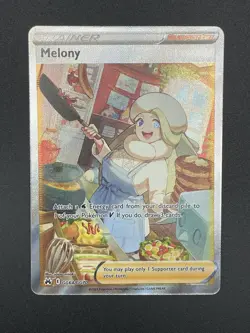 Pokemon Melony GG64/GG70 Crown Zenith Galarian Gallery Full Art Trainer - Image 1