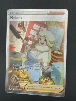 Pokemon Melony GG64/GG70 Crown Zenith Galarian Gallery Full Art Trainer - Image 4