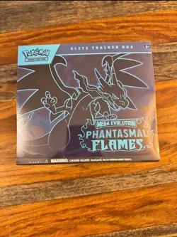 Pokemon Mega Evolution Phantasmal Flames Elite Trainer Box ETB Sealed - Image 1