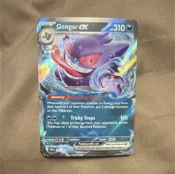 Pokemon Gengar ex 104/162 Ghost HP 310 SV05 Temporal Forces Holo English - Image 1
