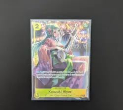 One Piece Kouzuki Hiyori OP06-106 SR Alt Art Wings of the Captain English - Image 1