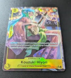 One Piece Kouzuki Hiyori OP06-106 SR Alt Art Wings of the Captain English - Image 3