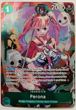 Perona OP09-034 Alternate Art Extra Booster: One Piece Heroines Edition EB-03 - Image 1