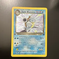 Pokemon TCG Dark Blastoise Holo Rare Team Rocket 3/82 - Image 1