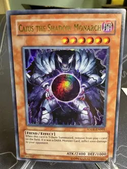 Caius the Shadow Monarch SDDE-EN001 The Dark Emperor LP Unlimited - Image 1