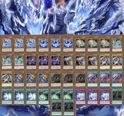 YuGiOh Deck 63 Card Bastion Water Dragon / Bonding Deck With Game Mat SPEED DUEL - Image 1
