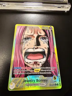 One Piece TCG Jewelry Bonney OP13-100 Alt Art Leader Carrying On His Will - Image 1