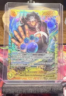 Bandai Bartholomew Kuma OP12-119 SEC Foil Character One Piece CCG - Image 1