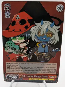Weiss Schwarz Guilty Gear Strive I-NO & Happy Chaos Foil NM - Image 2
