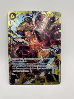 Monkey.D.Luffy OP10-118 SEC Foil One Piece Card Game English NM+ - Image 1