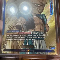 Gotenks SB02-017 Gold Leader Manga Booster 02 Dragon Ball Card English - Image 3