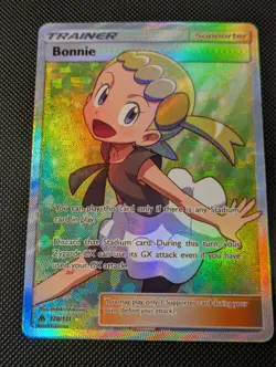 Pokemon Bonnie Ultra Rare Full Art Holo 128/131 Sm-Forbidden Light 2018 Card - Image 1