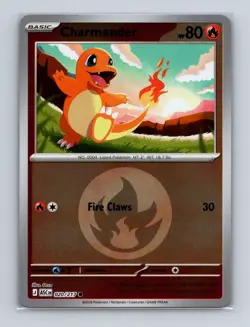 Charmander 020 Pokemon Ascended Heroes Reverse Holo Energy Symbol Card NM+ - Image 1
