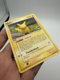 Pokemon Delta Species Ditto (Pikachu) Comic Con Promo Card 63/113 - Heavy Play - Image 4