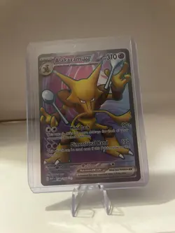 Pokemon Alakazam EX Rare Holo 188/165 HP 310 Card Stock Psychic Pokemon TCG - Image 2