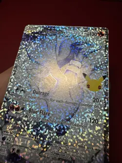 Reshiram 113/114 Full Art Holo Celebrations Classic Collection Pokemon Card NM - Image 5