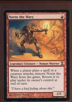 Norin the Wary Rare Ex/LP Time Spiral Magic the Gathering MTG - Image 1