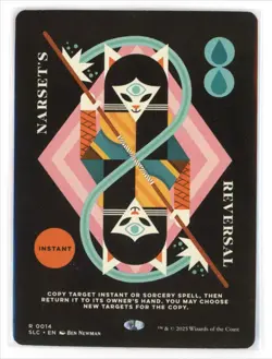 SLC Narset's Reversal #14 Borderless Encyclopedia Countdown Secret Lair Non-Foil - Image 1