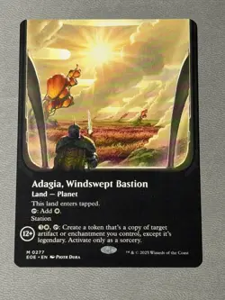 MTG Adagia, Windswept Bastion / EOE / #277 Regular (Borderless) / Mythic / NM - Image 1