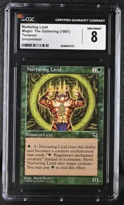 MTG MMagic: The Gathering English Nurturing Licid 1997 Tempest - Image 1
