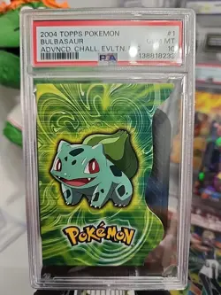 Bulbasaur Topps Pokemon Advanced Challenge Evolution Die-Cuts PSA 10 - Image 1