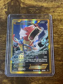 Gyarados EX Secret Rare 123/122 Breakpoint Full Art Holo Pokemon Card English - Image 1