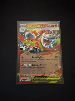 Mega Camerupt ex Play! Stamp Pokemon Prize Pack Series 8 MEG022/132 - PACK FRESH - Image 1