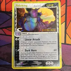 Pokemon Nidoking Delta Species 6/101 Dragon Frontiers Reverse Holo Rare - Image 1
