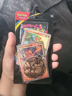 Pokemon TCG: Phantasmal Flames Checklane Blister Ethan’s Magcargo Factory Sealed - Image 1