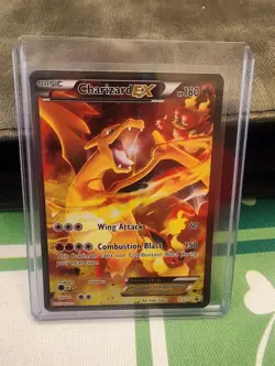 Pokemon Charizard EX XY121 Black Star Promo Full Art Holo - Image 1