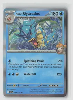 MISTY'S GYARADOS 049/182 HOLO RARE POKEMON TCG NM - Image 1