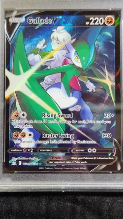 Pokemon 2022 SWSH FA / GALLADE V LOST ORIGIN #TG19 PSA 10 GEM Mint - Image 3