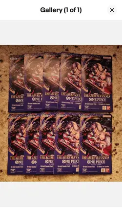 One Piece OP-14 EB04 Single Sleeved Booster Pack Lot of 10 | Sealed | In Hand - Image 1