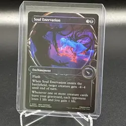 NM-Mint, English MTG Foil Soul Enervation - Foil - Showcase Murders at Karlov Ma - Image 1