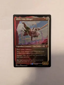 Akiri, Line-Slinger (Foil Etched) Commander Legends Foil - Image 1