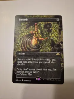 1x MTG Entomb (Borderless) Dominaria Remastered Magic The Gathering NM x1 - Image 1