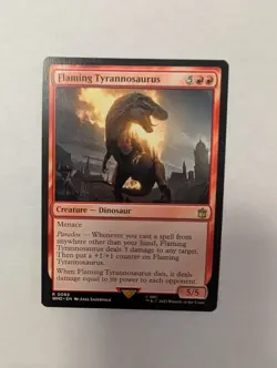 Flaming Tyrannosaurus Universes Beyond: Doctor Who Regular - Image 1