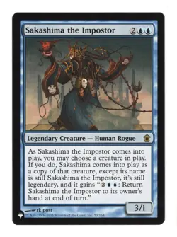 Sakashima the Imposter (Saviors of Kamigawa) Magic: List Mystery Booster #53 - Image 1