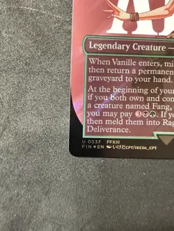 2025 MTG Final Fantasy #0537 Vanille, Cheerful l'Cie Borderless SURGE FOIL NM - Image 3