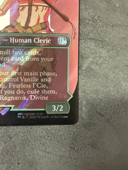 2025 MTG Final Fantasy #0537 Vanille, Cheerful l'Cie Borderless SURGE FOIL NM - Image 5