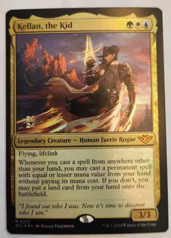 Kellan, the Kid OTJ #213 Mythic Prerelease Stamped Foil NM+ - Image 1