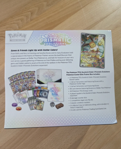 Pokemon Prismatic Evolutions ETB Pokemon Center Exclusive SEALED Elite Box - Image 2