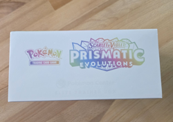 Pokemon Prismatic Evolutions ETB Pokemon Center Exclusive SEALED Elite Box - Image 3