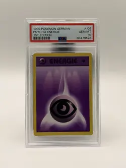 1999 Pokemon 1st Edition Psycho Energie #101 German PSA 10 - Image 1