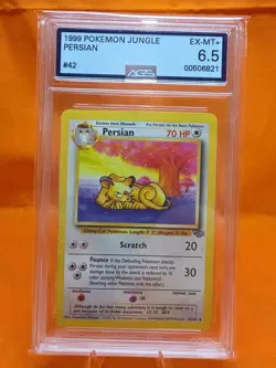 1999 Pokemon Jungle Persian #42/64 AGS GRADE 6.5 - Image 1