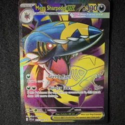 Mega Sharpedo EX Pokemon TCG 113/094 Holo Phantasmal Flames 2025 English - Image 4