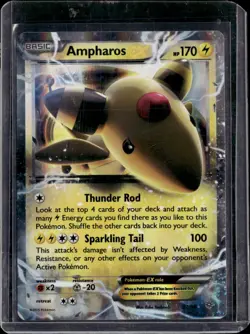Ampharos EX 27/98 / Ultra Rare XY - Ancient Origins 2015 (LP) / Pokemon TCG - Image 1